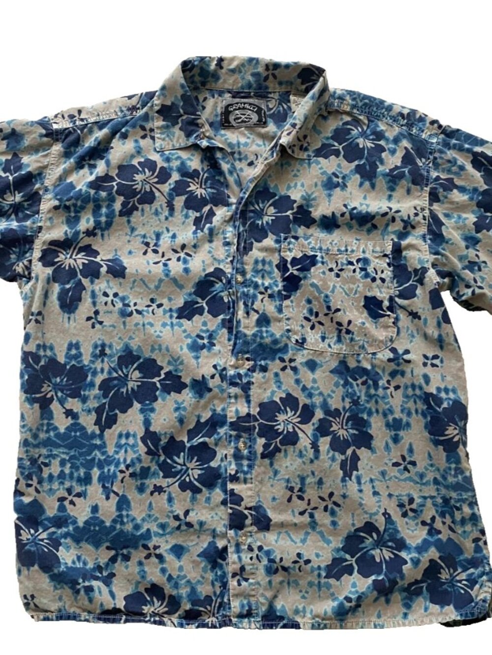 Vintage 90's GRAMICCI All Over Floral Print Button Up Short Sleeve Shirt